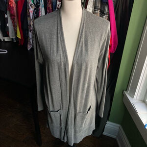 Women's Joe Fresh Cardigan, Size M, Gray